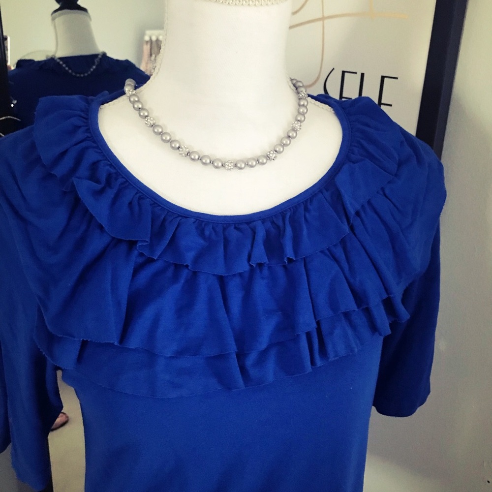 Multiples blue top - Picture 2 of 6